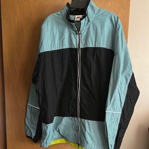 Nike Blue and Black Windbreaker Jacket